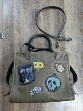 Disney X Coach Rogue 25 Dark Fairy Tale Multi Compartment Handbag / Purse